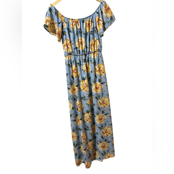 Peach Love Womens Floral Dress Size Medium - Picture 2 of 11